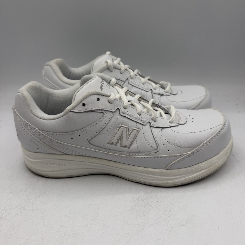 New Balance 577 Walking Shoes Womens Sz 7.5 2E WIDE FIT White Sneakers WW577WT